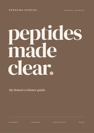 Peptides Made Clear ebook cover